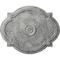 Ekena Millwork Waltz Ceiling Medallion (Canopies up to 4 1/2"), 21 1/4"W x 17 3/8"H x 1"P, Ultra Pure White Crackle CM21WAUWC - alternate 1